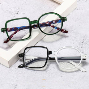 Óculos de Grau Assimétrico Vintage Unissex - SQRD oculos de grau SQRD Loja da Dryka 