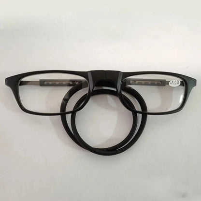 Óculos de Grau Feminino Dobrável - Click Magnetic oculos - click magnetic Loja da Dryka Preto +125 