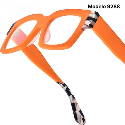 Óculos de Grau Feminino - Fashion Frame oculos de grau fashion frame Loja da Dryka 9288 Matte Laranja 