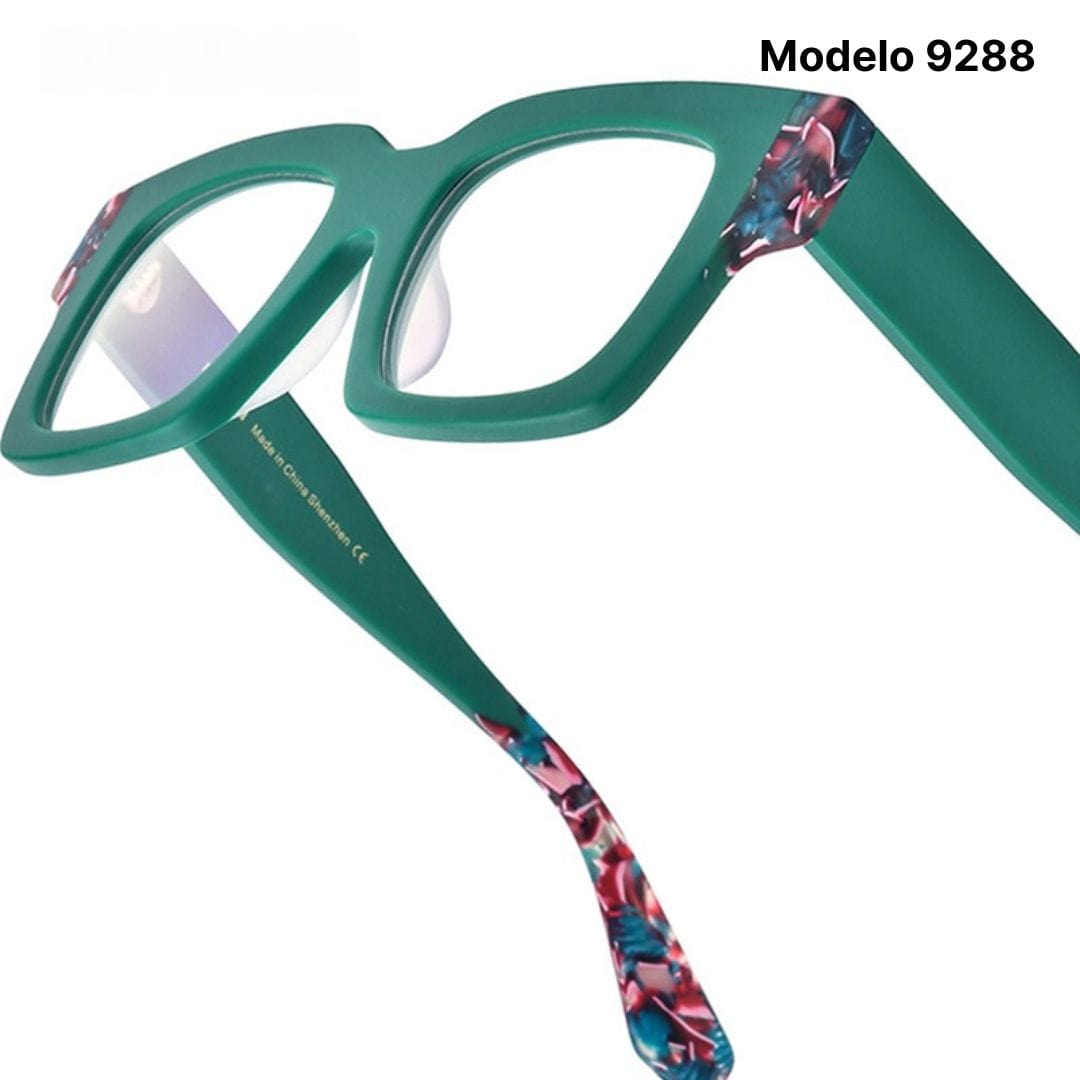 Óculos de Grau Feminino - Fashion Frame oculos de grau fashion frame Loja da Dryka 9288 Matte Verde 