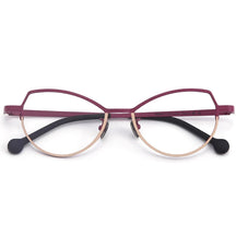 Óculos de Grau Feminino Titânio - Cat MUZZ Óculos de Grau Feminino Titânio - Cat MUZZ Loja da Dryka C1 