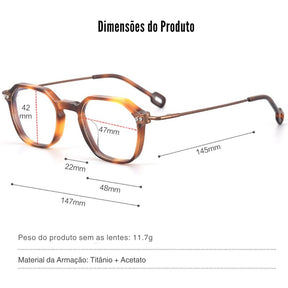 Óculos de Grau Titãnio Multicolorido - MUZZ oculos titanium Multi Muzz Loja da Dryka 