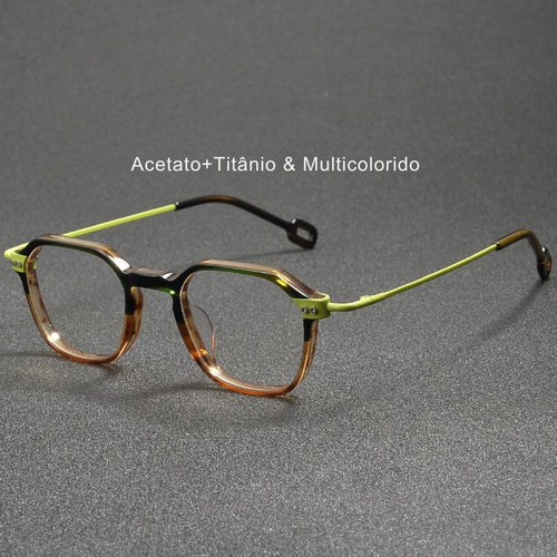 Óculos de Grau Titãnio Multicolorido - MUZZ oculos titanium Multi Muzz Loja da Dryka 