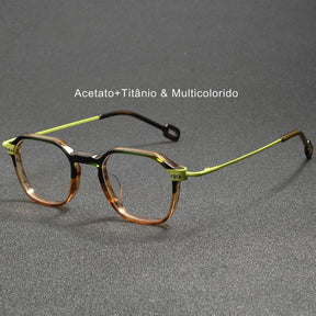 Óculos de Grau Titãnio Multicolorido - MUZZ oculos titanium Multi Muzz Loja da Dryka 