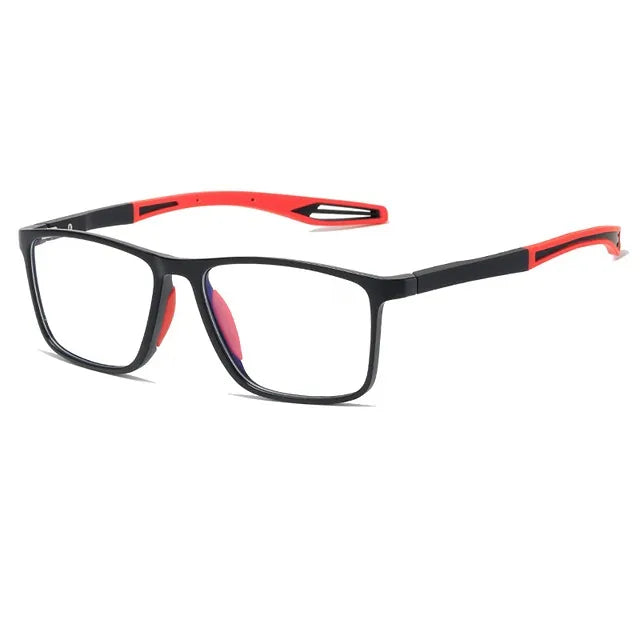 Óculos de Leitura com Proteção Anti Luz Azul - TR90 oculos de grau 004 Loja da Dryka Vermelho +150 