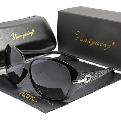 Óculos de Sol Feminino - Butterfly Luxe Loja da Dryka Preto 