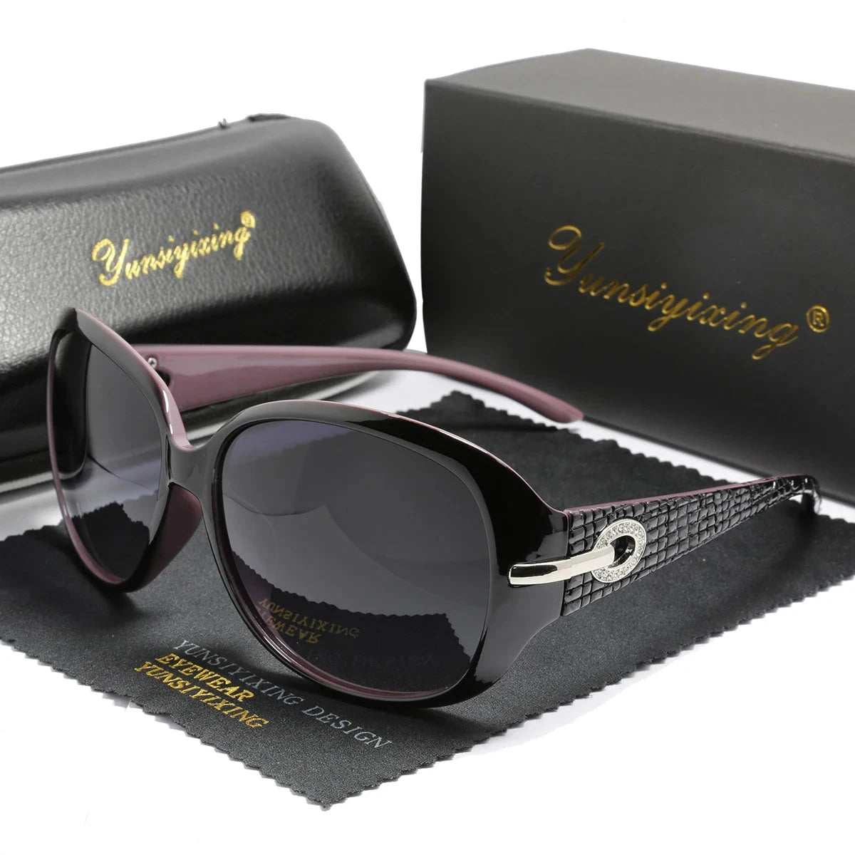 Óculos de Sol Feminino - Butterfly Luxe Loja da Dryka Roxo 