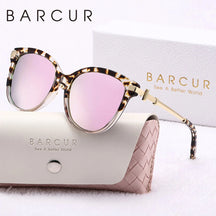 Óculos de Sol Feminino Polarizado -Cat Vision Loja da Dryka LeopardPink 