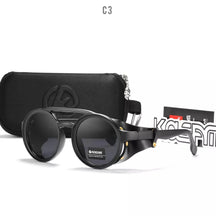Óculos de Sol KDEAM - Vintage Loja da Dryka C3 Matte Black Zipper Case 