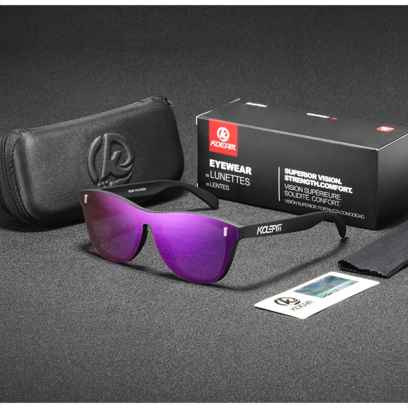 Óculos de Sol Polarizado - KDEAM Loja da Dryka C4 Mirror Purple 