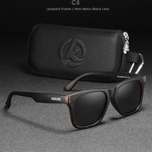 Óculos de Sol Polarizado KDEAM - New Square Loja da Dryka C5 Zipper Box 
