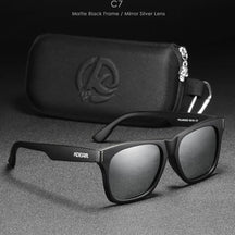 Óculos de Sol Polarizado KDEAM - New Square Loja da Dryka C7 Zipper Box 