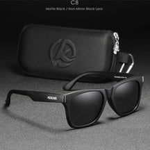 Óculos de Sol Polarizado KDEAM - New Square Loja da Dryka C8 Zipper Box 