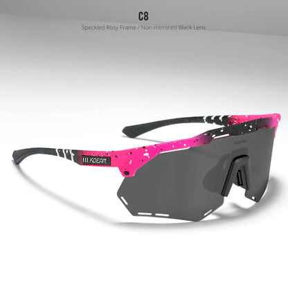 Óculos de Sol Polarizado KDEAM - Speed face Loja da Dryka C8 black 