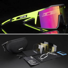 Óculos de Sol Polarizado - Sport Vision oculos de sol 023 Loja da Dryka Amarela - Rosa 