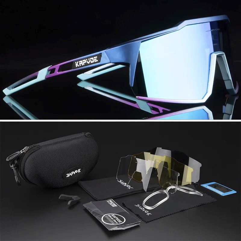 Óculos de Sol Polarizado - Sport Vision oculos de sol 023 Loja da Dryka Azul - Azul 