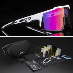 Óculos de Sol Polarizado - Sport Vision oculos de sol 023 Loja da Dryka Branca - Rosa 
