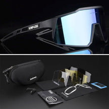 Óculos de Sol Polarizado - Sport Vision oculos de sol 023 Loja da Dryka Preta - Azul 