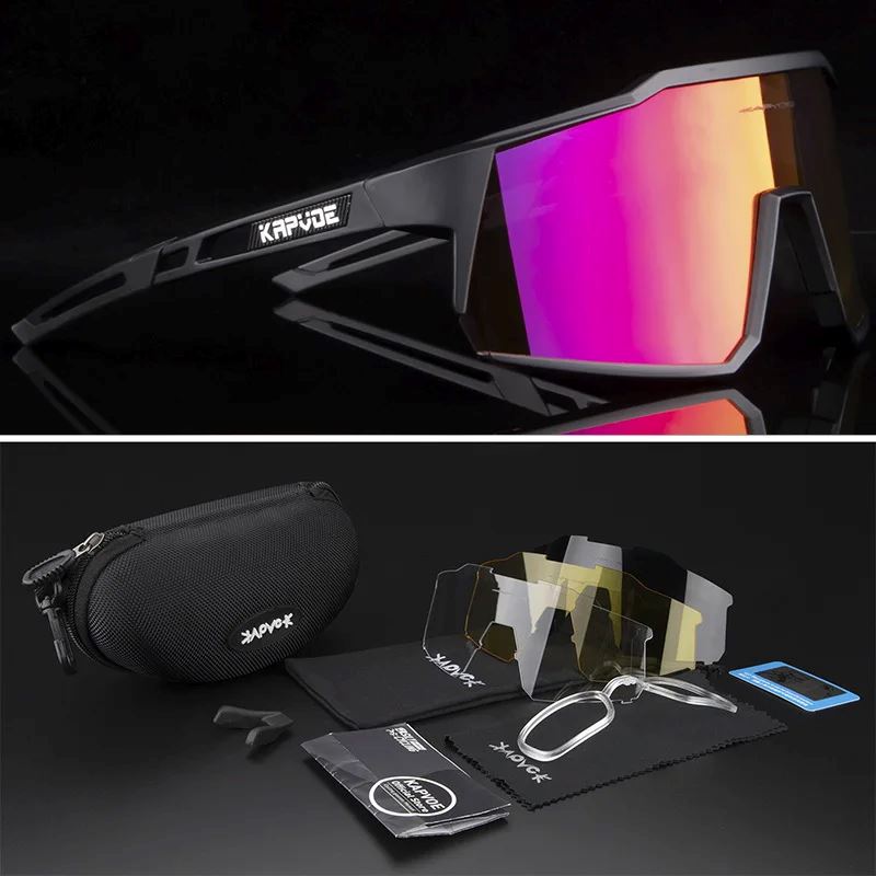 Óculos de Sol Polarizado - Sport Vision oculos de sol 023 Loja da Dryka Preta - Rosa 