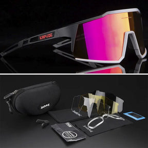 Óculos de Sol Polarizado - Sport Vision oculos de sol 023 Loja da Dryka Preta - Vermelha 