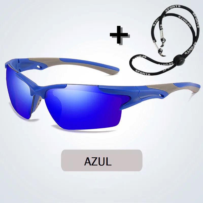 Óculos de Sol Polarizado Ultra V 400+ Óculos de sol 021 Loja da Dryka Azul 