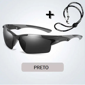 Óculos de Sol Polarizado Ultra V 400+ Óculos de sol 021 Loja da Dryka Preto 