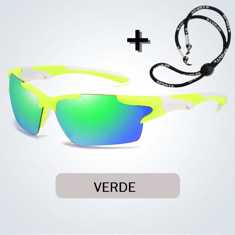 Óculos de Sol Polarizado Ultra V 400+ Óculos de sol 021 Loja da Dryka Verde 