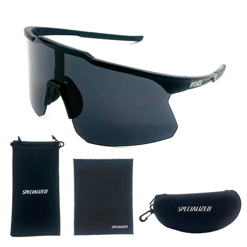 Óculos de Sol Specialized - Polarizado UV 400+ Loja da Dryka Black 