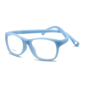 Óculos para Bebês - First Vision oculos de grau 002 Loja da Dryka Azul Claro 