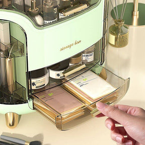 Organizador de Maquiagem e Porta Maquiagem em Acrílico - PAVLOVA decoração 003 Loja da Dryka 