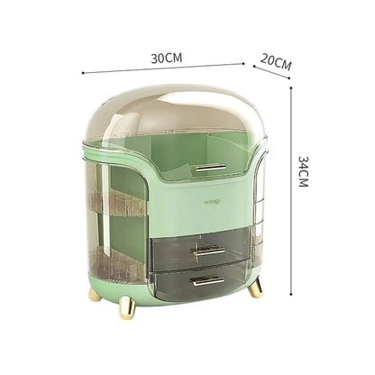 Organizador de Maquiagem e Porta Maquiagem em Acrílico - PAVLOVA decoração 003 Loja da Dryka 