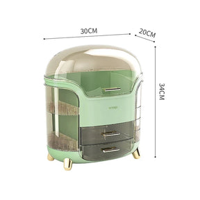 Organizador de Maquiagem e Porta Maquiagem em Acrílico - PAVLOVA decoração 003 Loja da Dryka 