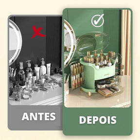 Organizador de Maquiagem e Porta Maquiagem em Acrílico - PAVLOVA decoração 003 Loja da Dryka 