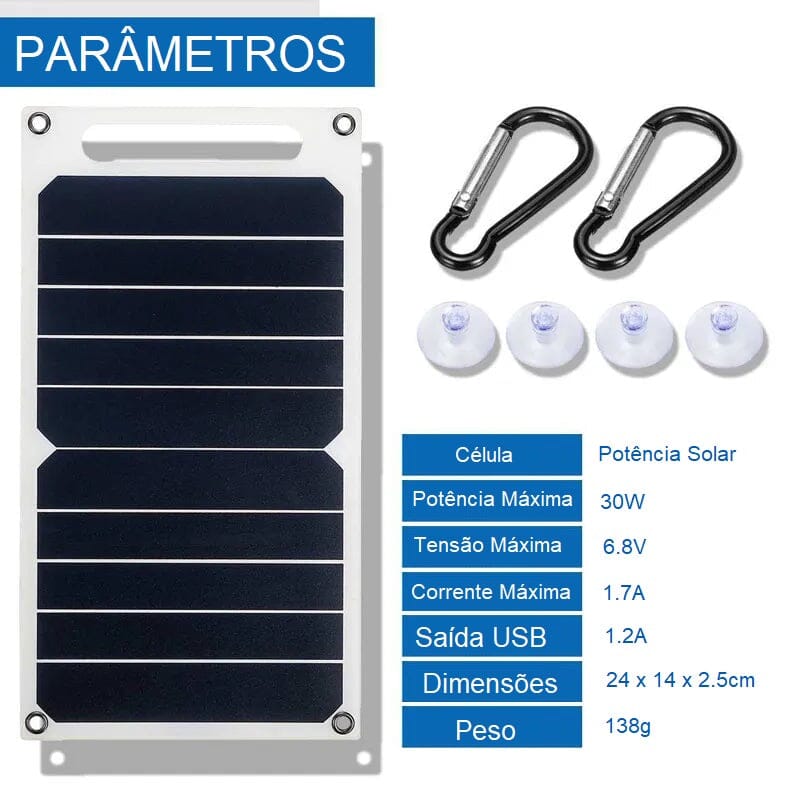 Painel Solar Portátil Painel solar Loja da Dryka 
