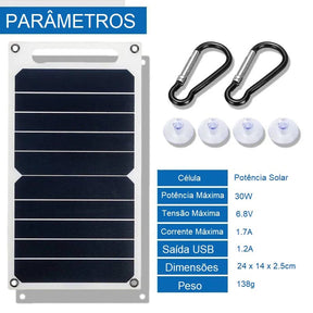 Painel Solar Portátil Painel solar Loja da Dryka 