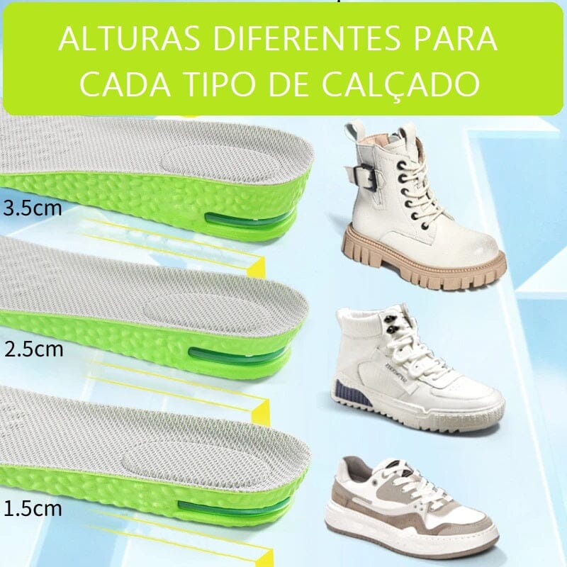 Palmilha Ortopédica com Regulagem de Altura - Slim Shoes Bem estar - palmilha altura Loja da Dryka 