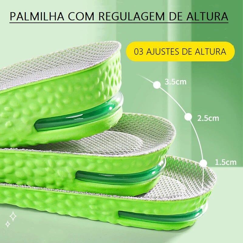 Palmilha Ortopédica com Regulagem de Altura - Slim Shoes Bem estar - palmilha altura Loja da Dryka 