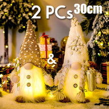 Papai Noel Decorativo Iluminado Natal 002 Loja da Dryka Kit 1 - Cane 