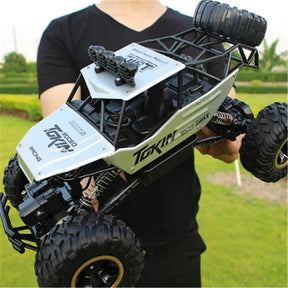 Picape Monster Off-Road com Controle Remoto Loja da Dryka 6026-37cm Silver 
