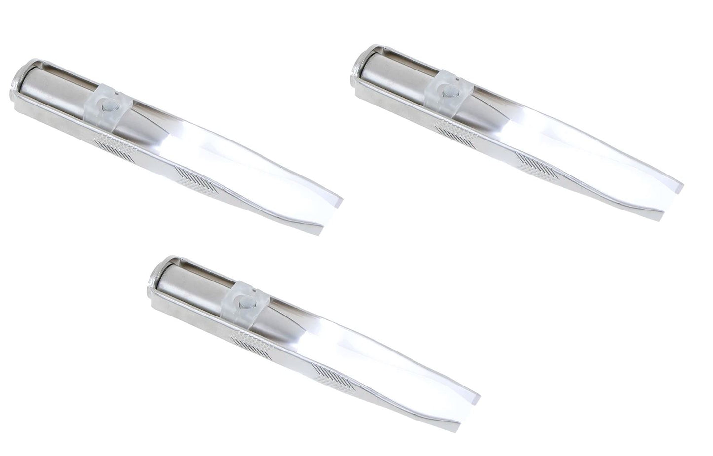 Pinça Aço Inox com LED Integrado beleza 035 Loja da Dryka 03pçs 
