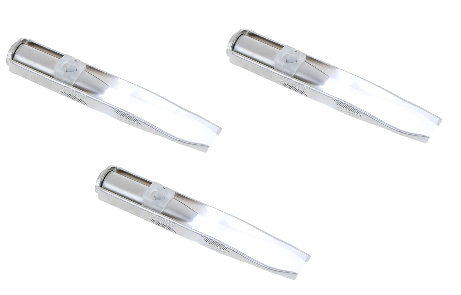 Pinça Aço Inox com LED Integrado beleza 035 Loja da Dryka 03pçs 