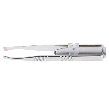 Pinça Aço Inox com LED Integrado beleza 035 Loja da Dryka 