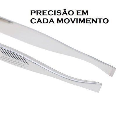 Pinça Aço Inox com LED Integrado beleza 035 Loja da Dryka 