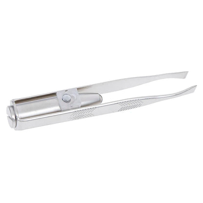 Pinça Aço Inox com LED Integrado beleza 035 Loja da Dryka 