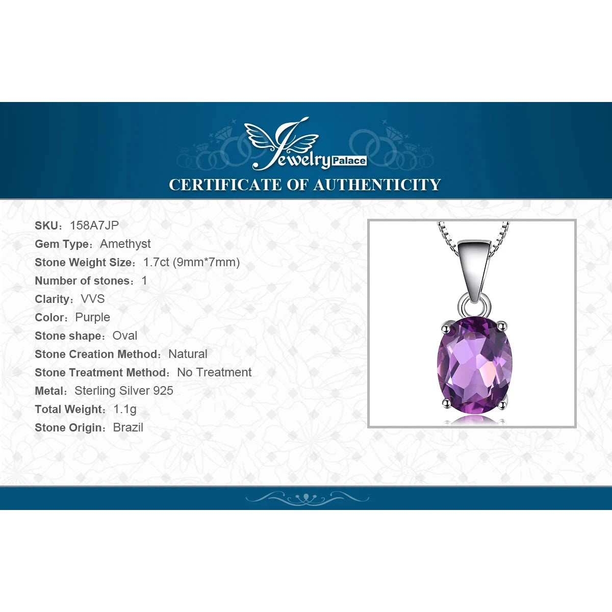 Pingente de Prata 925 com Pedra acessorio feminino 011 Loja da Dryka 