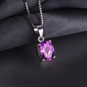 Pingente de Prata 925 com Pedra acessorio feminino 011 Loja da Dryka 