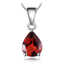 Pingente de Prata 925 com Pedra acessorio feminino 011 Loja da Dryka Granada Pêra 