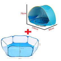 Piscina Tenda Infantil -Baby Beach Brinquedo 029 Loja da Dryka Tenda Azul _ Cerca Azul 