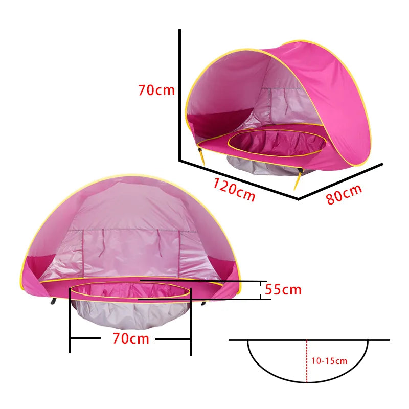 Piscina Tenda Infantil -Baby Beach Loja da Dryka Rose Tents 