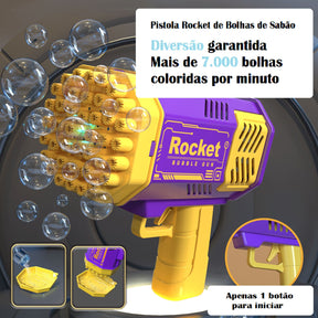 Pistola Rocket de Bolha de Sabão brinquedo 004 lojadadryka 